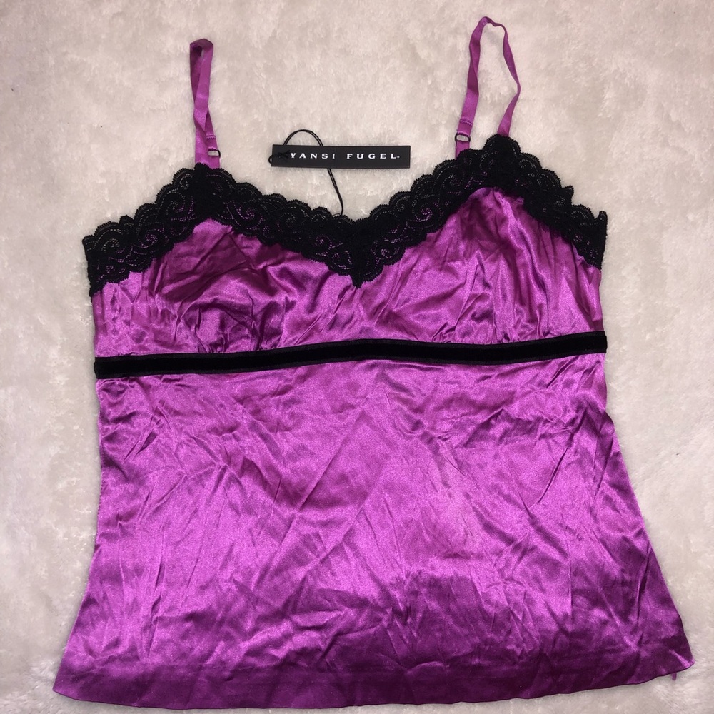 Yansi Fugel Silk Charmeuse Camisole